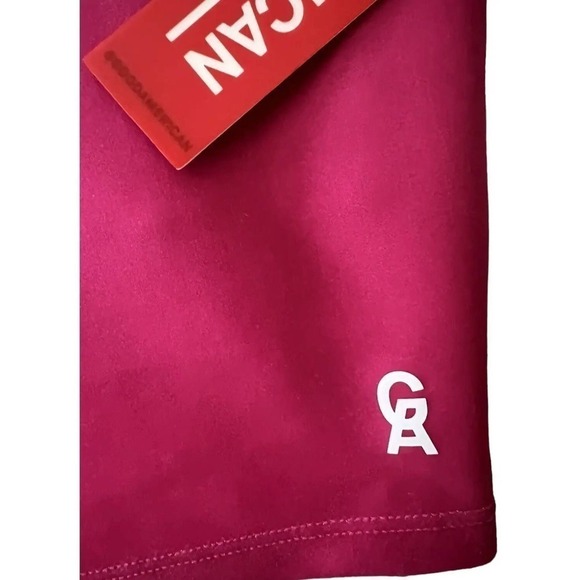 NWT GOOD AMERICAN Pink Ombre Crop Active Racerback Tank Top Sz 0 (XS) - Picture 3 of 5